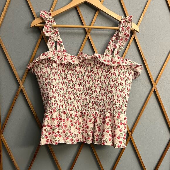 J. Crew Liberty Fabric Tank Top - Picture 1 of 4